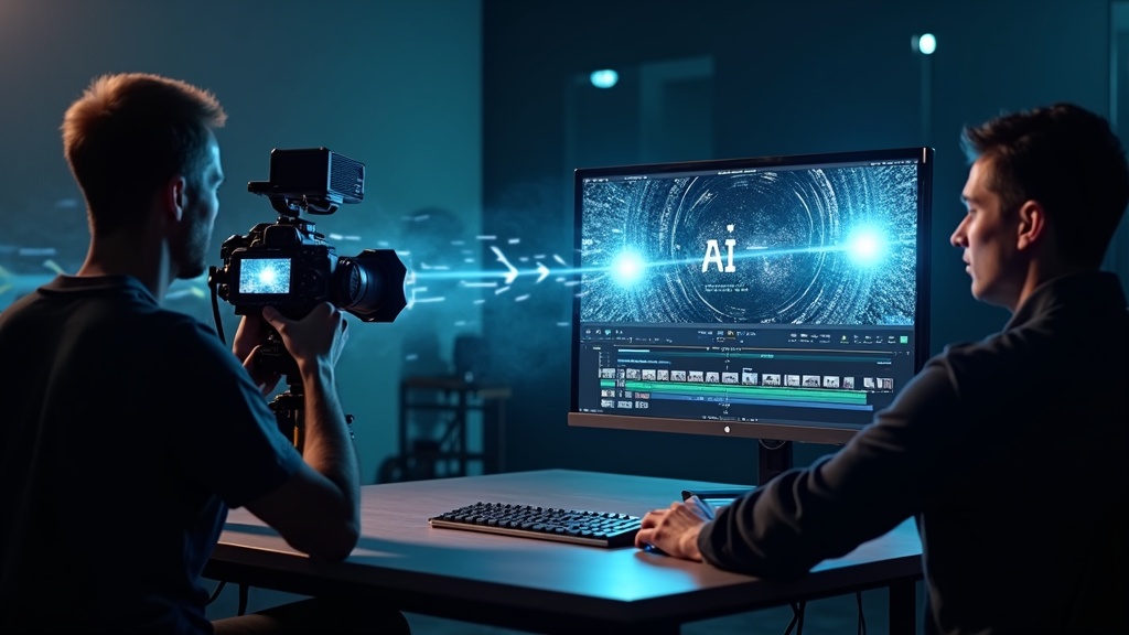 Flux de travail de réalisation hybride combinant des séquences de caméra réelle avec de la vidéo générée par IA dans une timeline de montage professionnelle