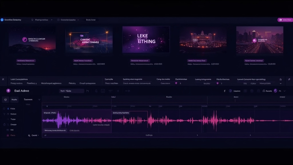 Professional multi-track timeline with video, audio, and text layers in the DaVinciDreams AI video editor